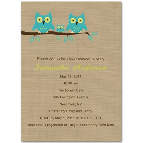 Vintage Owl Baby Shower Invitations Vintage Brown Owl Baby Shower Invitations Bs056