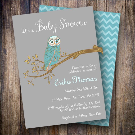 Vintage Owl Baby Shower Invitations Vintage Owl Baby Shower Invitation Retro Owl Baby Shower