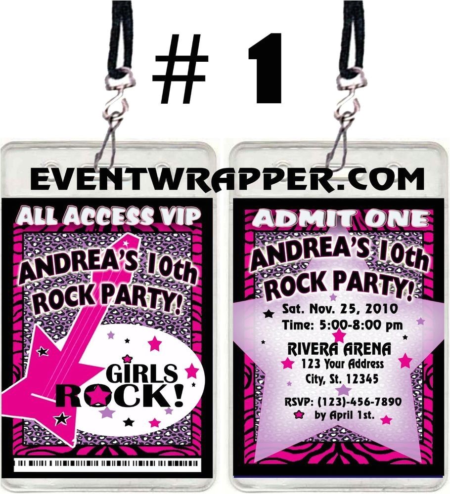 Vip Pass Birthday Invitations Free Boys Girls Rock Star Diva Vip Pass Invitations Birthday Vip Pass Birthday Invitations Free Boys Girls Rock Star Diva Vip Pass Invitations Birthday