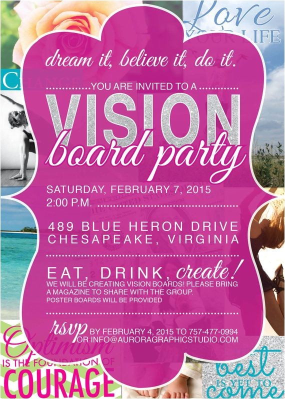 Vision Board Party Invitation 34 Best Images About Vision Board Party On Pinterest