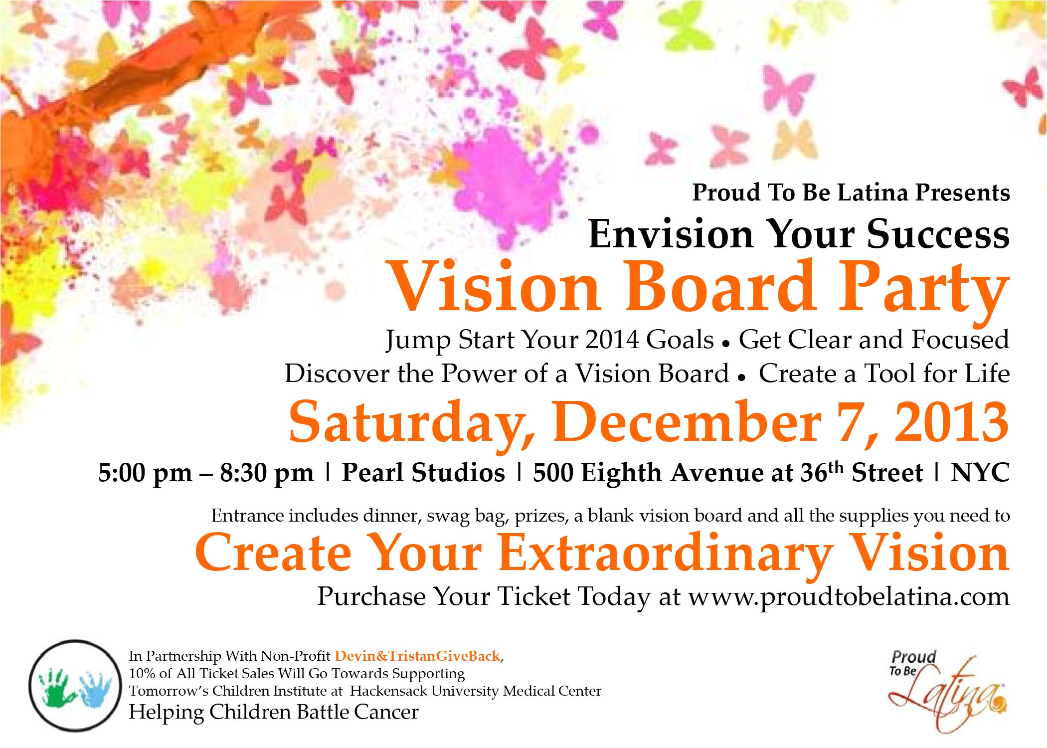 Vision Board Party Invitation Envision Your Success Vision Board Party Tickets Sat