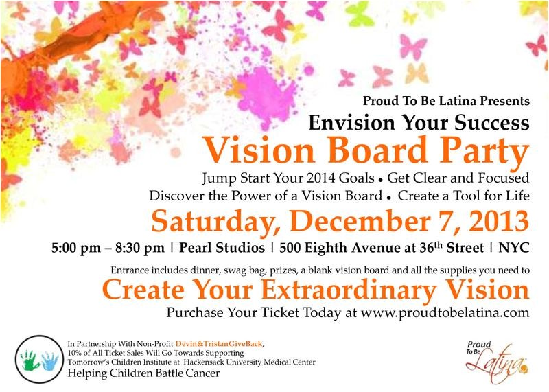 Vision Board Party Invitation Template Up Ing events Vision Board Party Invitation Template Up Ing events