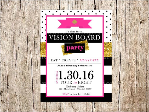 Vision Board Party Invitation Template Vision Board Party Invitation Vision Board Party Invitation Template Vision Board Party Invitation