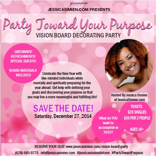 Vision Board Party Invitation Vision Board and Quotes Quotesgram