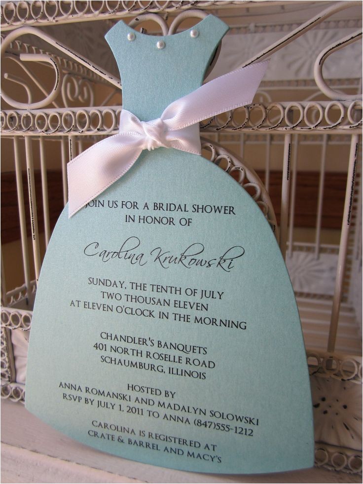 Wedding Dress Cut Out Bridal Shower Invitations the original Aqua Bridal Shower Die Cut Dress Wedding Dress Cut Out Bridal Shower Invitations the original Aqua Bridal Shower Die Cut Dress
