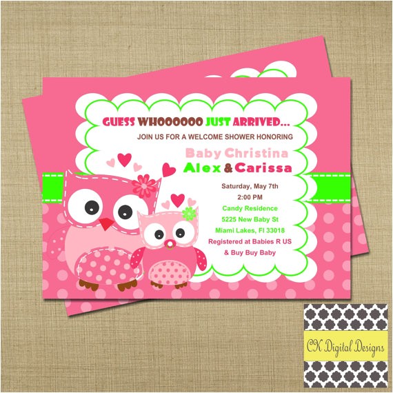 Welcome Home Baby Shower Invitations Wel E Home Baby Shower Invitation Sip and See Baby Shower