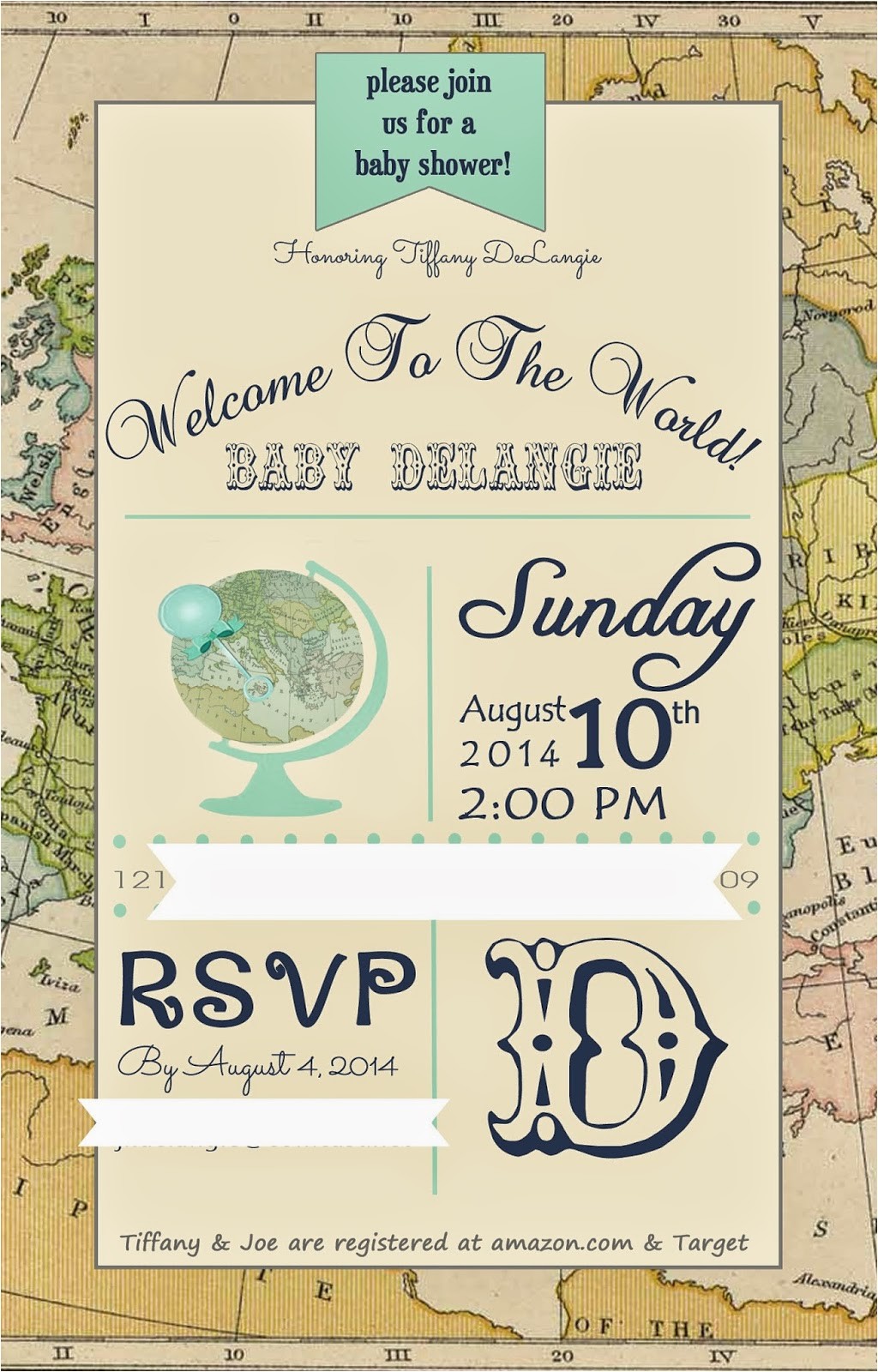 Welcome to the World Baby Shower Invitations My "wel E to the World" Baby Shower Pretty Real