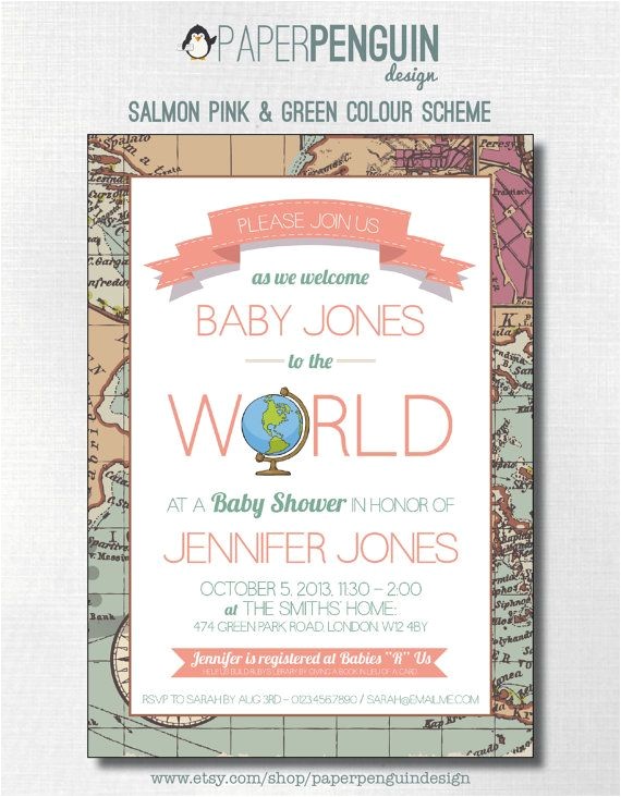 Welcome to the World Baby Shower Invitations Wel E to the World Baby Shower Invitation Travel Welcome to the World Baby Shower Invitations Wel E to the World Baby Shower Invitation Travel