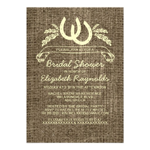 Western themed Bridal Shower Invitations Bridal Shower Invitations Free Western Bridal Shower