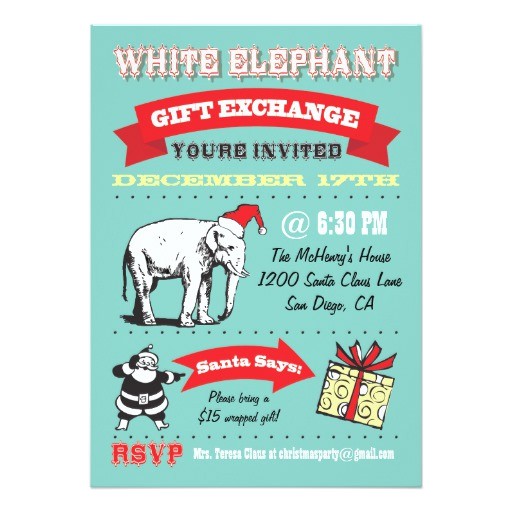 White Elephant Christmas Party Invitations Templates Retro White Elephant Christmas Party Invitations White Elephant Christmas Party Invitations Templates Retro White Elephant Christmas Party Invitations
