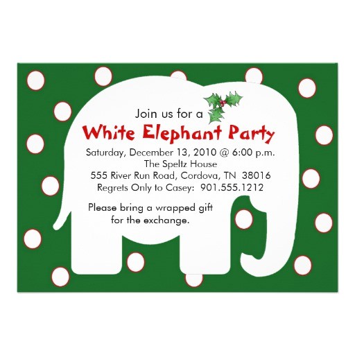 White Elephant Christmas Party Invitations Templates White Elephant Holiday Party Invitations White Elephant Christmas Party Invitations Templates White Elephant Holiday Party Invitations