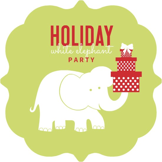 White Elephant Christmas Party Invitations Templates White Elephant Party Invitation Green Circle White White Elephant Christmas Party Invitations Templates White Elephant Party Invitation Green Circle White