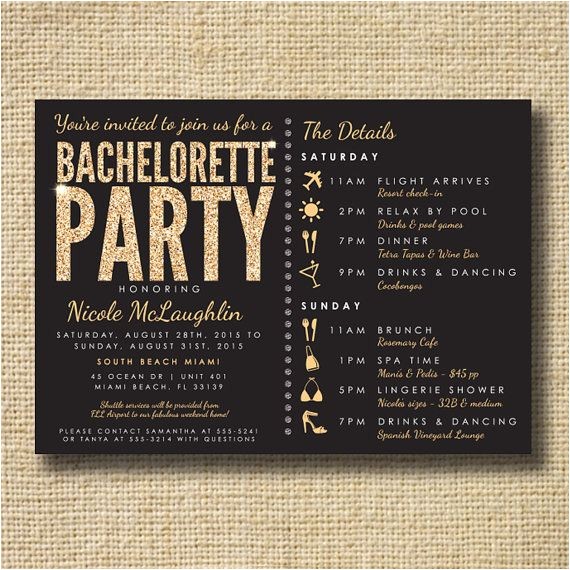 Who Gets Invited to Bachelor Party the 25 Best Ideas About Bachelorette Party Invitations On