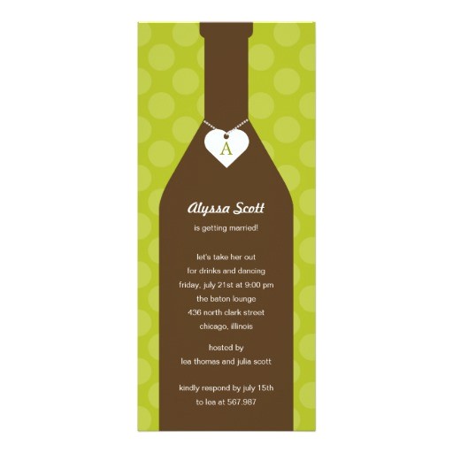 Wine Bottle Bridal Shower Invites Wine Bottle Bridal Shower Invitations Lime