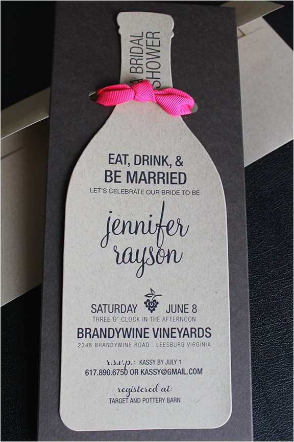 Wine Bottle Bridal Shower Invites Wine Bottle Invitation Wine Invites Die Cut Wine Bottle