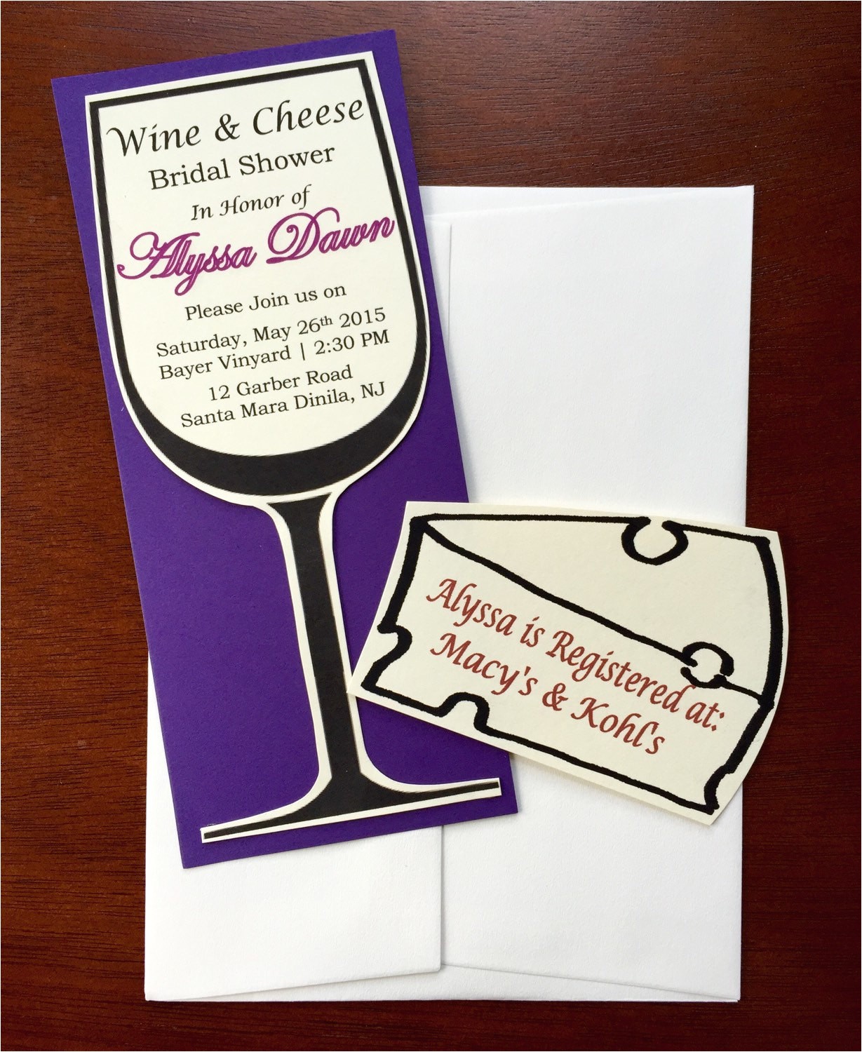 Wine themed Bridal Shower Invitations Etsy Wine Glass Bridal Shower Invitations Wine and Cheese theme
