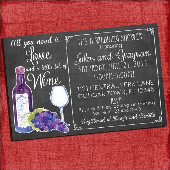 Winery themed Bridal Shower Invitations Best 25 Wine theme Shower Ideas On Pinterest