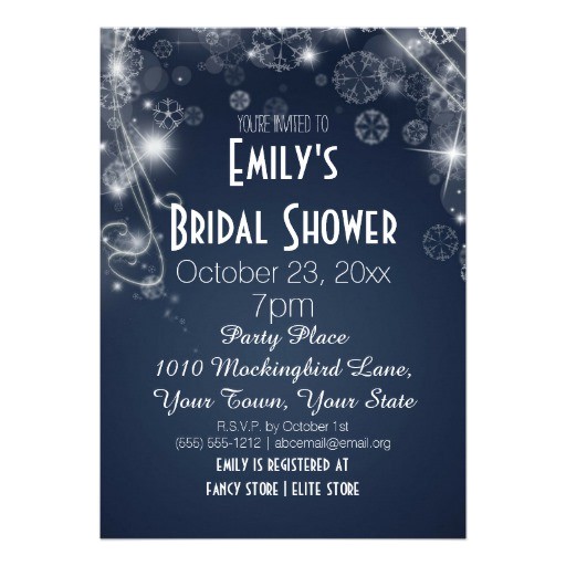 Winter themed Bridal Shower Invitations 59 Custom Frozen Invitations Custom Frozen Announcements