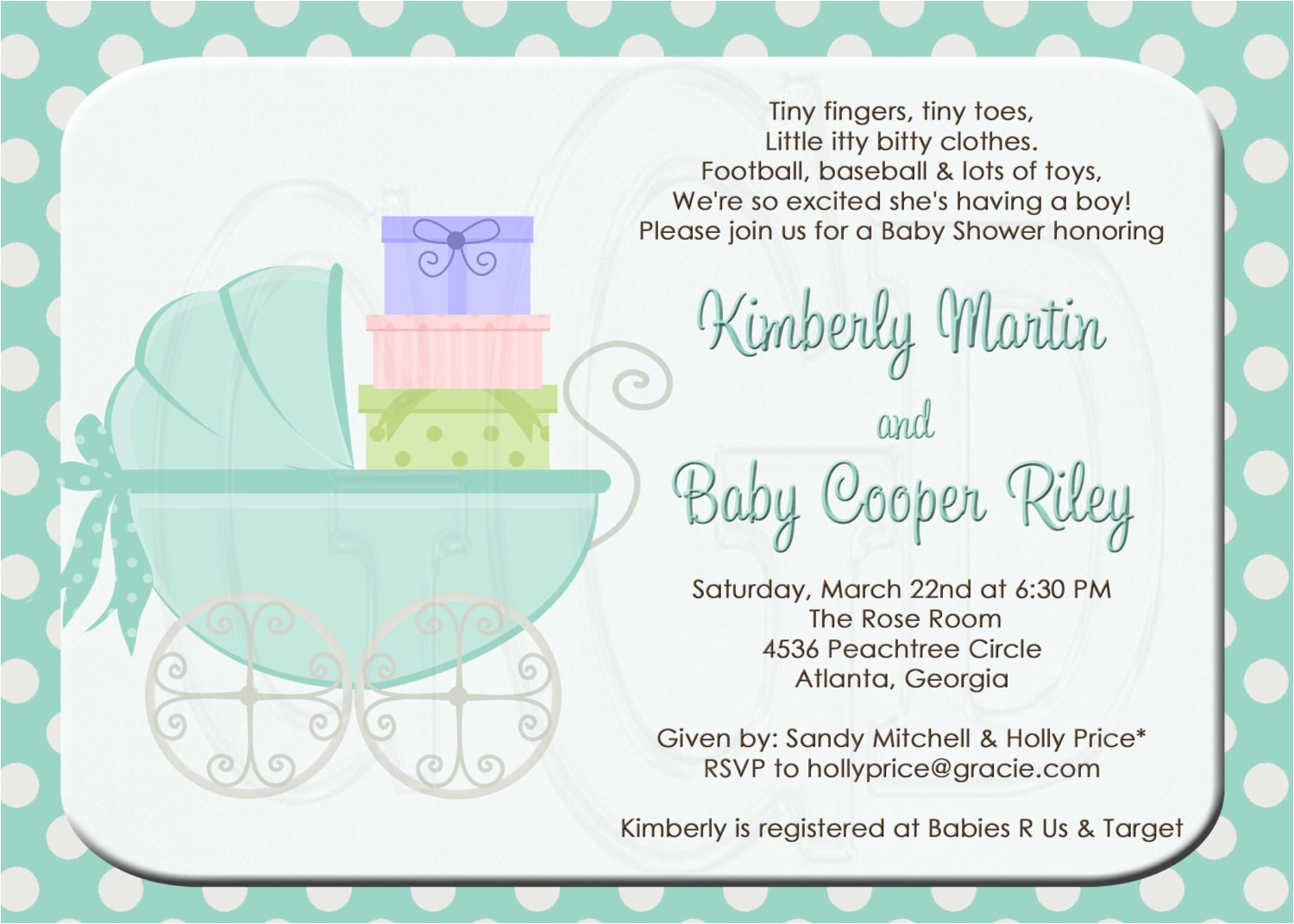 Wording for 2nd Baby Shower Invitations Baby Shower Invitation or Sprinkle for 2nd or 3rd Child