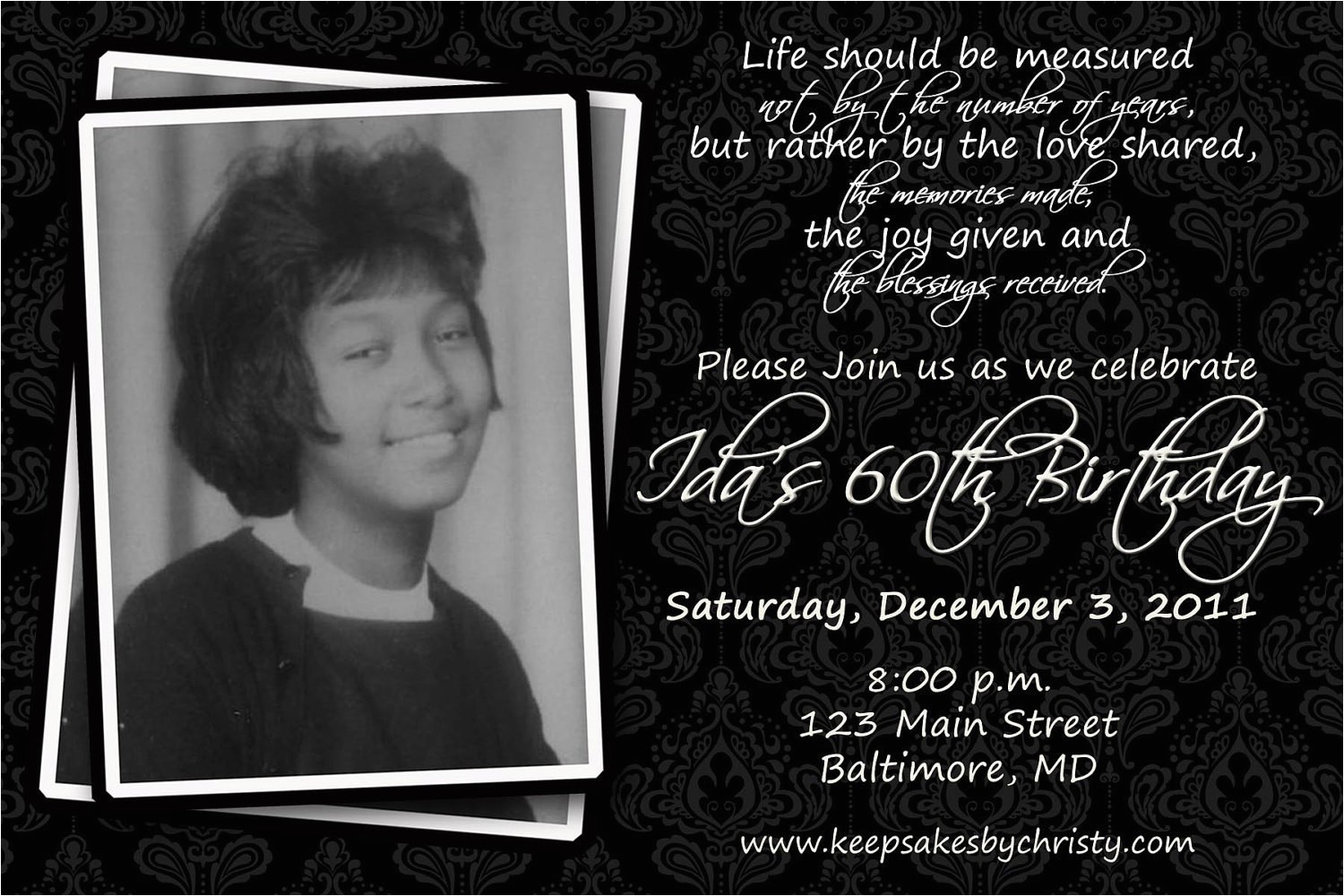 Wording for 60 Birthday Party Invitations 40th Birthday Ideas Birthday Invitation Templates 60th