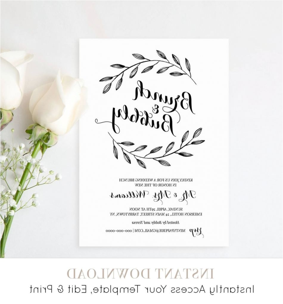 Wording for Birthday Brunch Invitations Invitation Wording Brunch Gallery Invitation Sample and
