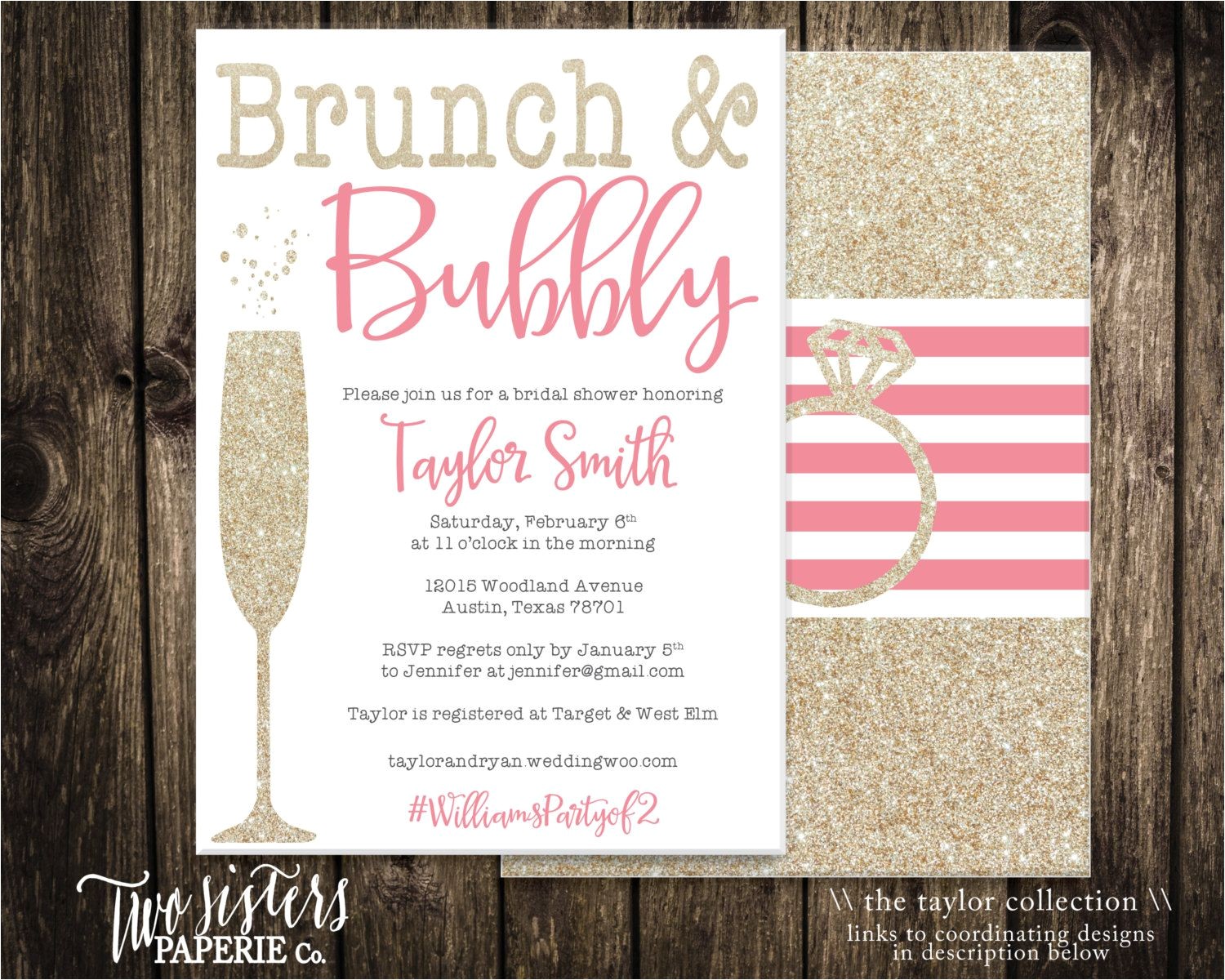 Wording for Bridal Shower Invitations for Gift Cards Gift Card Bridal Shower Invitation Wording Gift Card