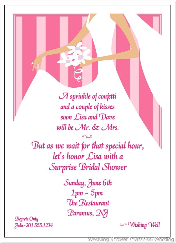 Wording for Bridal Shower Invitations for Gift Cards Wedding Shower Invitation Wording – Gangcraft