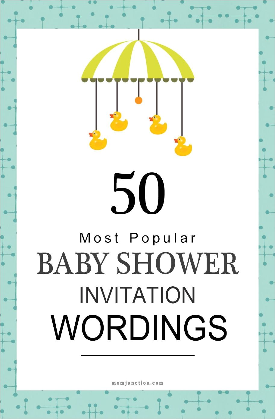 Words for Baby Shower Invitation 75 Most Popular Baby Shower Invitation Wordings