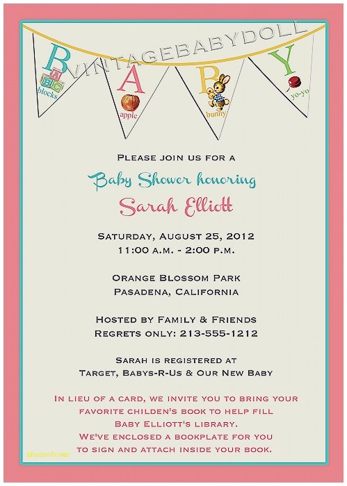 Write In Baby Shower Invitations Baby Shower Invitation Elegant What to Write In A Baby