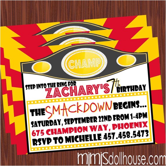 Wwe Birthday Invites 5 Best Images Of Free Printable Wwe Birthday Invitations Wwe Birthday Invites 5 Best Images Of Free Printable Wwe Birthday Invitations