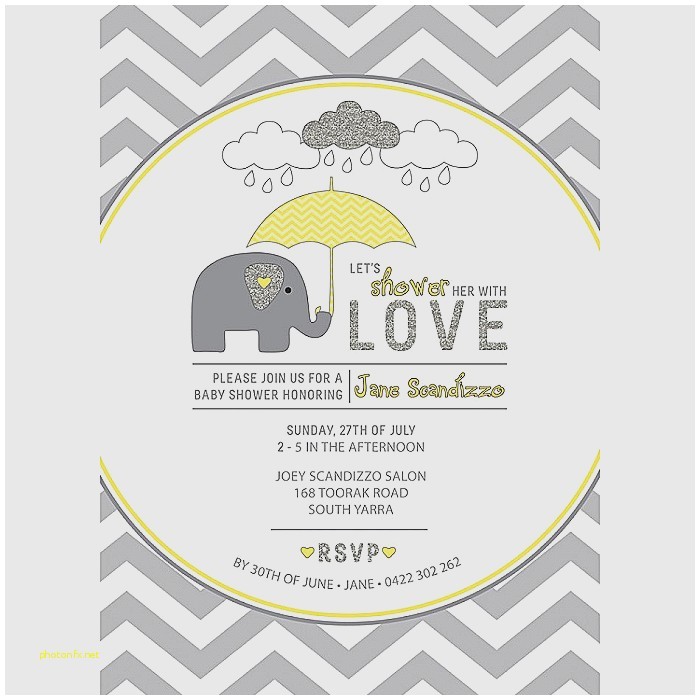 Yellow Gray Baby Shower Invitations Baby Shower Invitation Best Grey and Yellow Baby