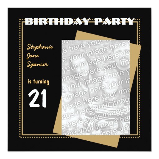 Zazzle 21st Birthday Invitations 21st Birthday Party Invitation