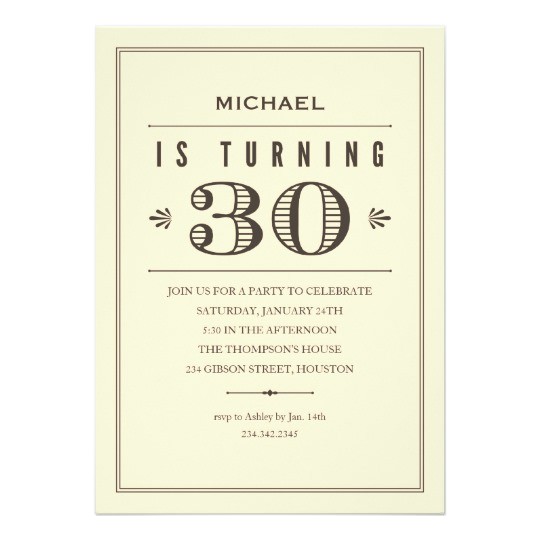 Zazzle 30th Birthday Invitations 30th Birthday Invitations for Men