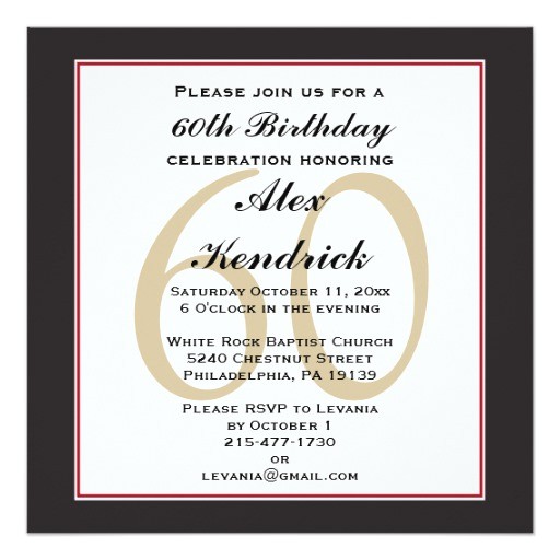 Zazzle 60th Birthday Invitations 60th Birthday Party Square Invitation