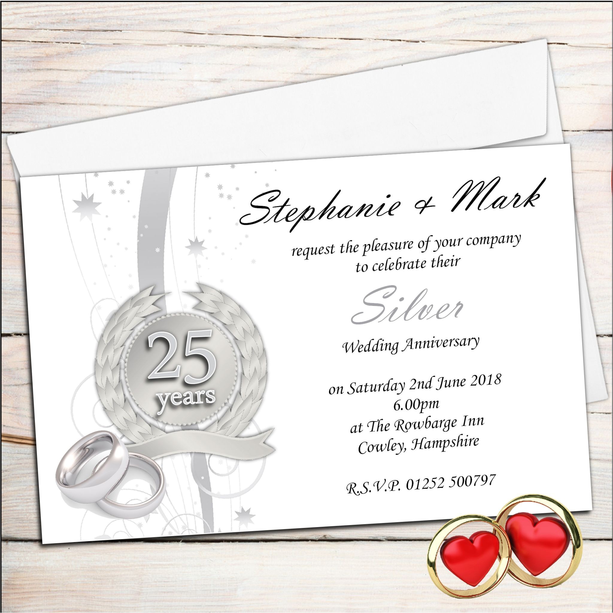 25th Wedding Anniversary Invitation Cards Free Download Free 25th Wedding Anniversary Invitations Free Templates