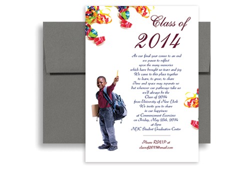 5th Grade Graduation Invitation Template 2018 5th Grade Elementary Graduation Invitation Example