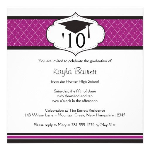 8th Grade Graduation Invitation Ideas 8th Grade Graduation Invitation Ideas
