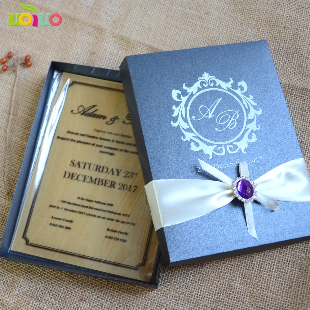 Acrylic Wedding Invitations with Box Acrylic Wedding Invitation Laser Cut Custom Wordings