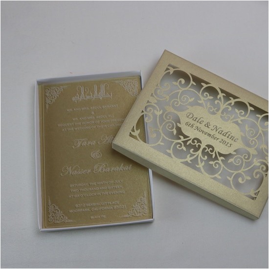 Acrylic Wedding Invitations with Box Free Personalized Luxury Customized Acrylic Wedding