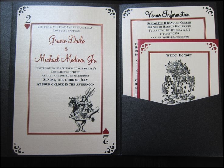 Alice In Wonderland Wedding Invitation Template 30 Best Images About Alice Invites On Pinterest