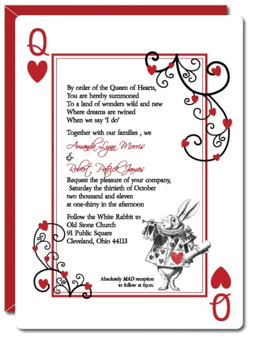 Alice In Wonderland Wedding Invitation Template Alice In Wonderland Wedding Invitations Template Best