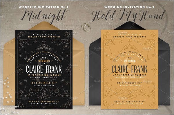Art Deco Wedding Invitations Free Download 10 Art Deco Wedding Invitations Free Psd Vector Ai