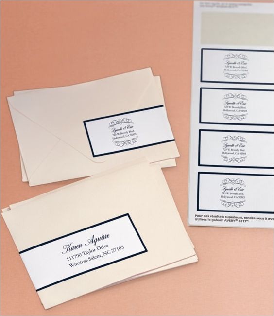 Avery Labels for Wedding Invitations Here 39 S An Beautiful Way to Address Your Wedding