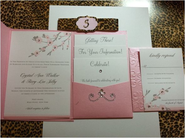 Back Pocket Wedding Invitations Folded Wedding Invitations with Pockets Templates Pocket