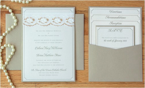 Back Pocket Wedding Invitations Lace Wedding Invitations Graphic Giraffe