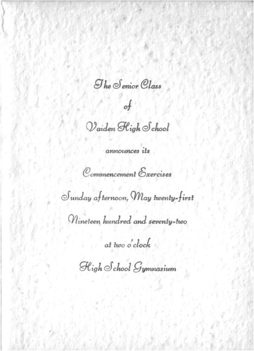 Balfour High School Graduation Invitations Vaiden S Graduating Classes Balfour High School Graduation Invitations Vaiden S Graduating Classes