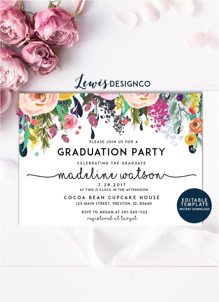 Balfour Invitations College Graduation Templates High School Graduation Ceremony Invitation Wordi
