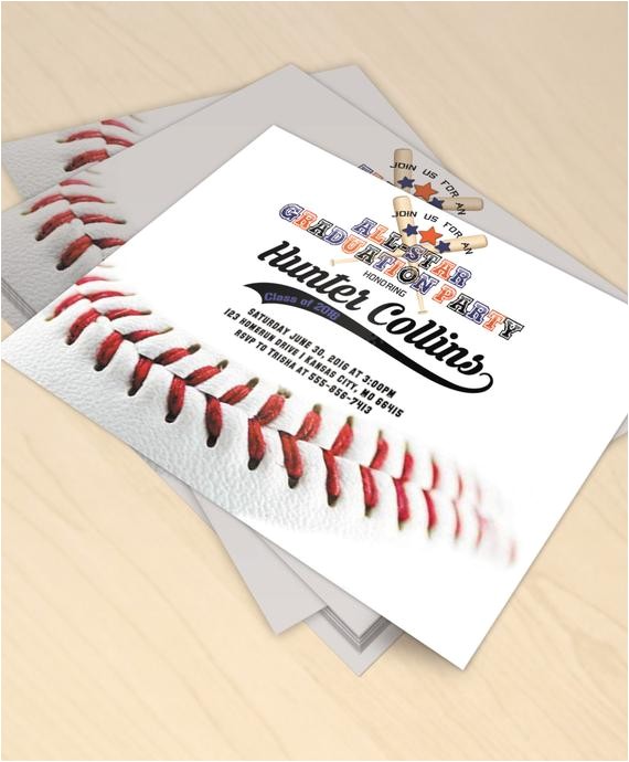 Baseball Graduation Invitations Baseball Player Printable Graduation Party Invitation Baseball Graduation Invitations Baseball Player Printable Graduation Party Invitation