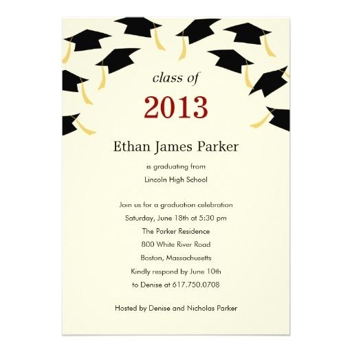 Best Graduation Invitation Designs 20 Best Graduation Party Invitations Templates Images On
