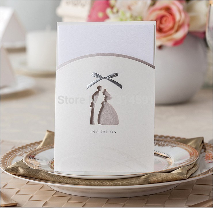 Blank Wedding Invitation Sets 50 Sets 2015 New Wedding Invitations Paper Blank Inner